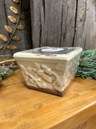 Small Square Holiday Bowl Candle - 9 Oz.