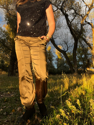 Sahara Satin Tapered Pant