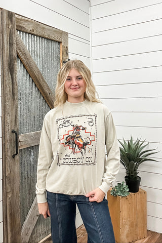 Keep Calm Graphic Sweatshirt