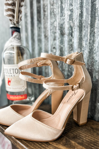Gigi Double Strap Heels
