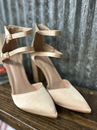 Gigi Double Strap Heels