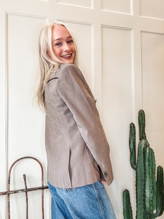 Herringbone Blazer