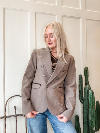 Herringbone Blazer
