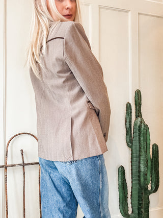Herringbone Blazer