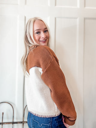 Horse Intarsia Knit Cardigan