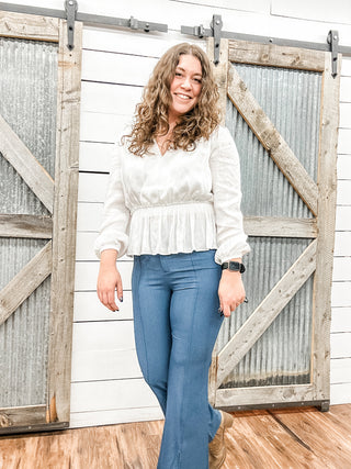 Sylvie Peplum Blouse