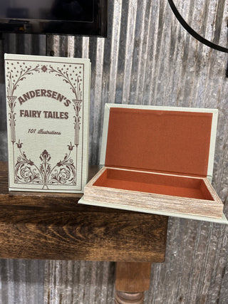 Linen Book Storage Boxes