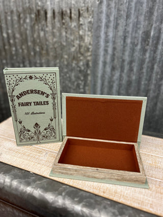 Linen Book Storage Boxes