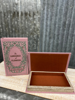 Linen Book Storage Boxes