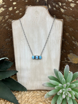 Royston 3 Stone Necklace