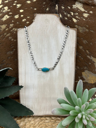 Turquoise Link Necklace
