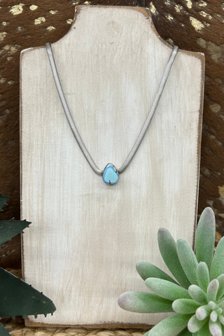 Golden Hills Herringbone Necklace