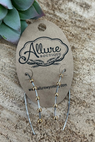 Silver Hole in One Earrings