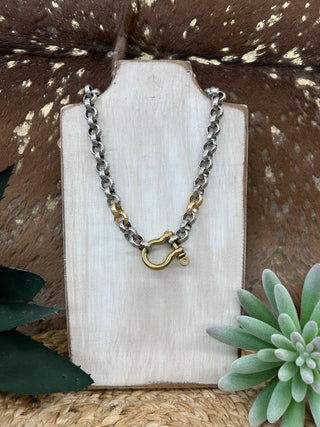 Chunky Shackle Necklace
