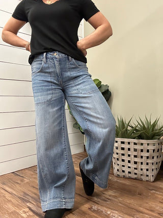 Stride Wide Leg with Utility Details