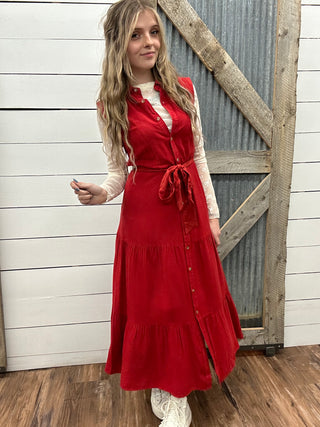 Distressed Sleeveless Dress