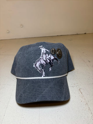 Bucking Horse Trucker + Conchos
