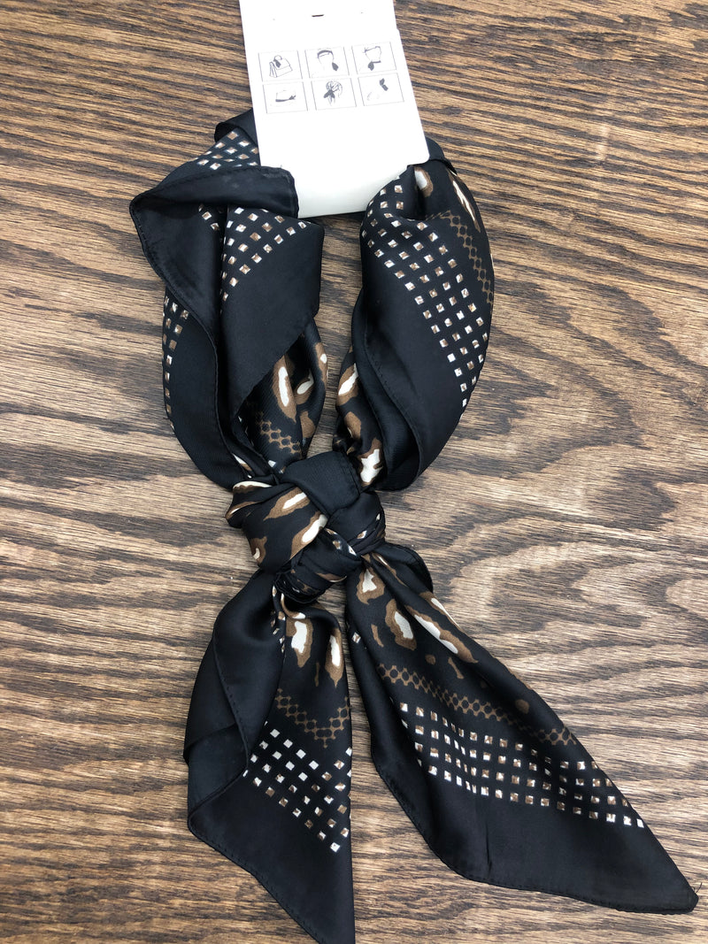 Large Printed Silky Scarf