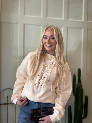 Pippi Lace Up Fleece