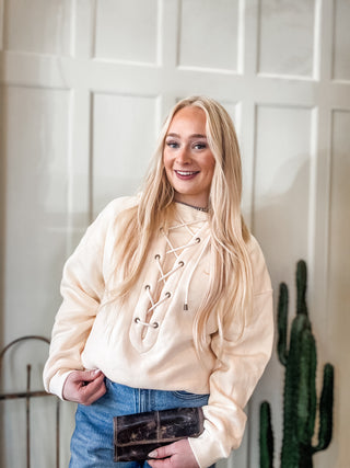 Pippi Lace Up Fleece