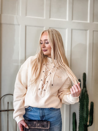 Pippi Lace Up Fleece