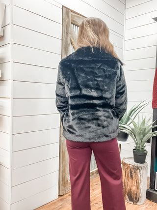 Collared Fur Jacket