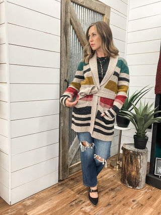 Camp Stripe Cardigan