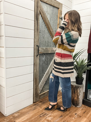 Camp Stripe Cardigan
