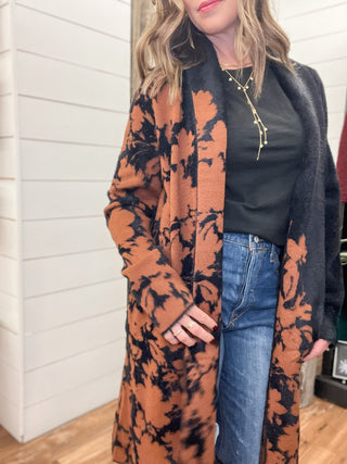 Long Sleeve Open Front Shawl