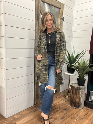 Long Sleeve Snap Front Sweater