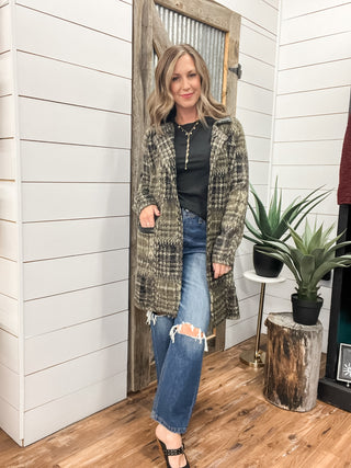 Long Sleeve Snap Front Sweater