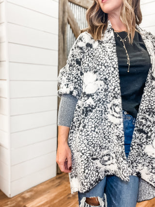 Long Sleeve Open Front Cardigan Sweater
