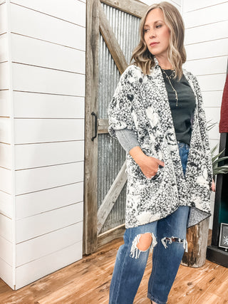 Long Sleeve Open Front Cardigan Sweater