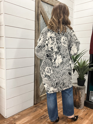 Long Sleeve Open Front Cardigan Sweater