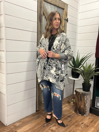 Long Sleeve Open Front Cardigan Sweater