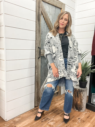 Long Sleeve Open Front Cardigan Sweater