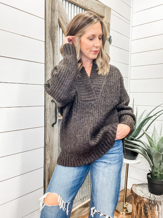 Oversize V-Neck Sweater