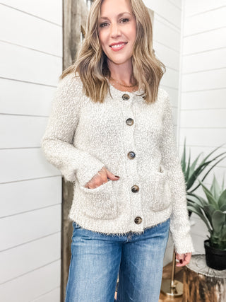 Long Sleeve Sweater Cardigan with Pockets