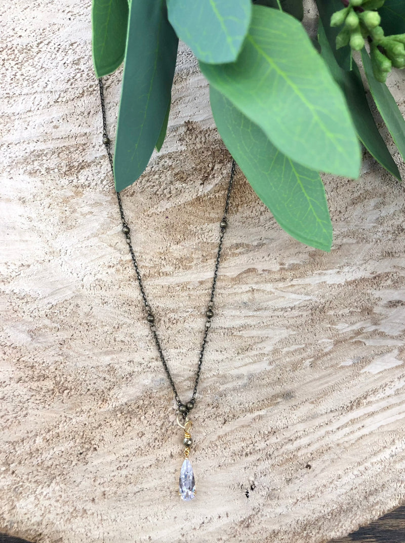 Liberty Bell Necklace - Gold Nugget