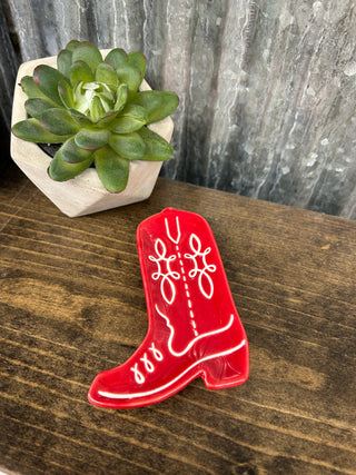 Cowboy Boot Trinket Dish