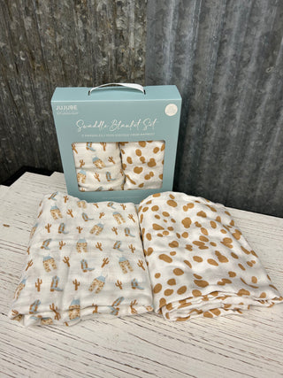 Swaddle Blanket Set - Howdy Partner