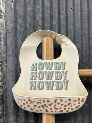 Silicone Bib - Howdy Partner