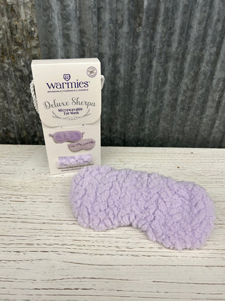 Lavender Sherpa Warmies Eye Mask