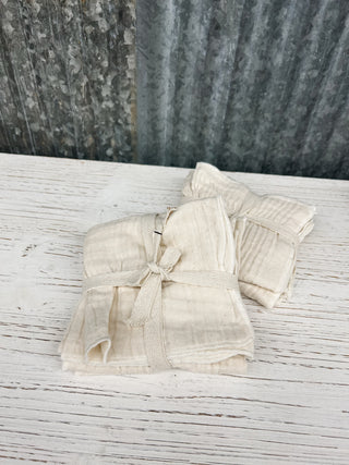 10" Square Cotton Dish Cloths - Set of 4