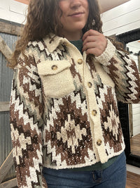 Aztec Sweater Cardigan