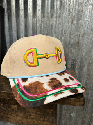 Horse Bit Embroidered Hat
