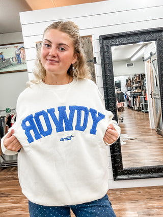 Howdy Collegiate Oversize Sweatshirt