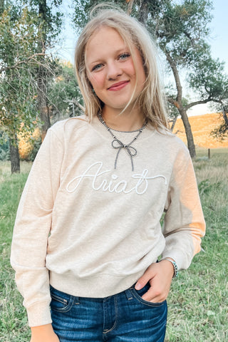 Oatmeal Essential Crewneck Sweatshirt