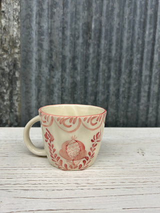 12 Oz. Stoneware Botanical Mugs