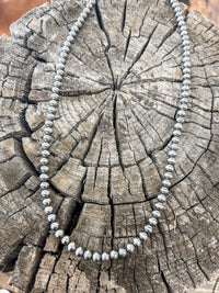 Authentic Navajo Pearls 24" 6mm